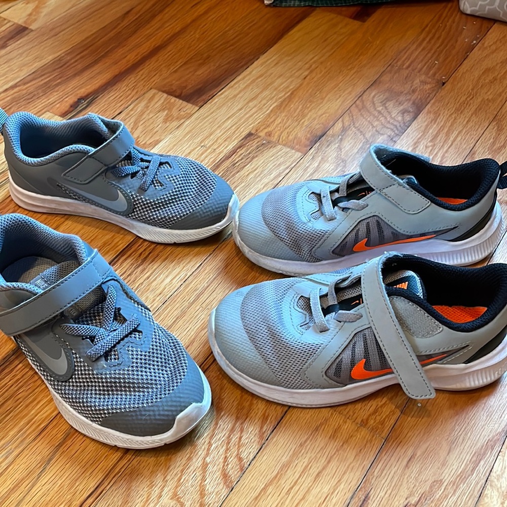 2 - 10T Grey Nike sneakers. Excellent condition